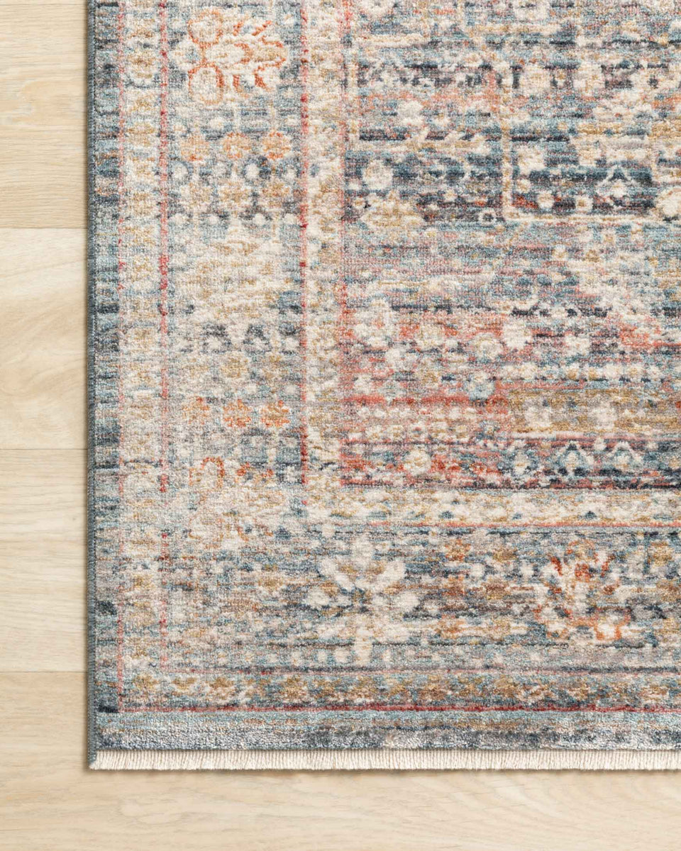 CLE-06 BLUE / SUNSET | Loloi Rugs