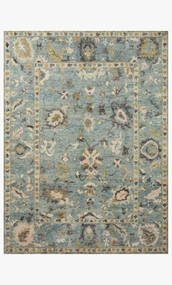 CLM-04 AQUA / MULTI | Loloi Rugs