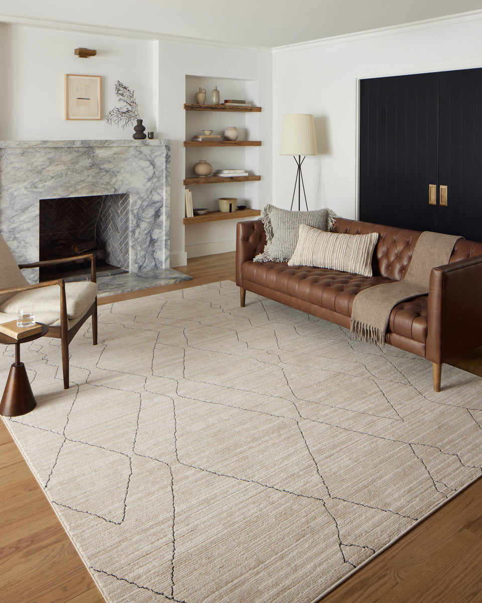 DAR-03 SAND / CHARCOAL | Loloi Rugs