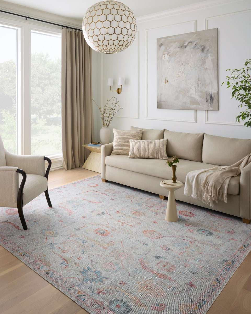 ELY-01 PEBBLE / MULTI | Loloi Rugs