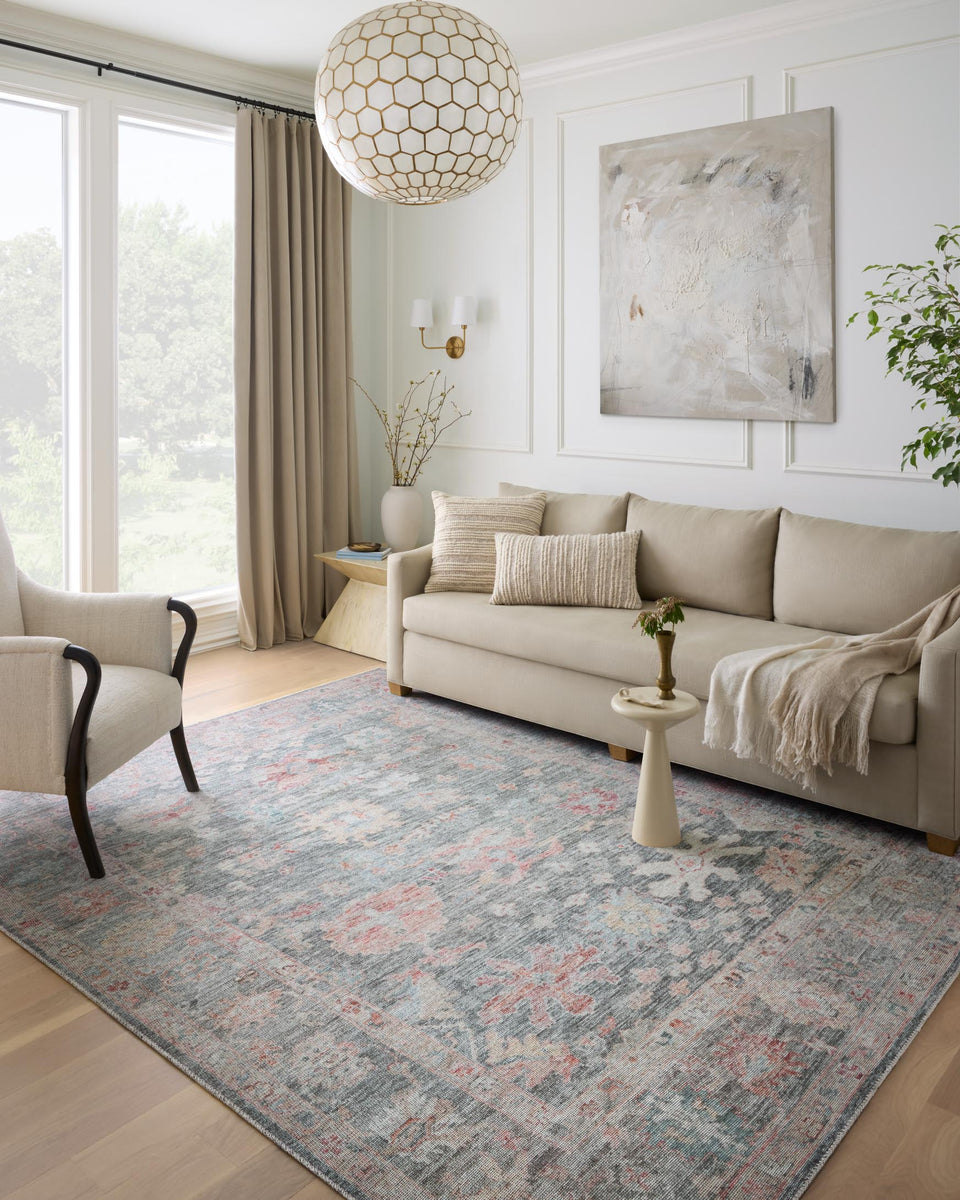 ELY-02 GRAPHITE / MULTI | Loloi Rugs
