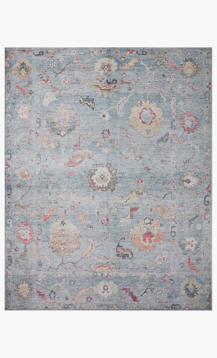 ELY-04 DENIM / MULTI | Loloi Rugs