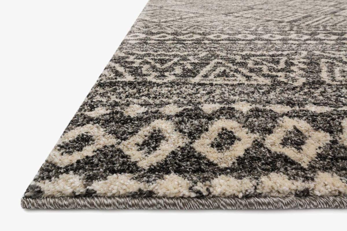 EB-08 GRAPHITE / IVORY | Loloi Rugs