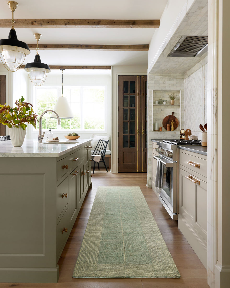 FRA-02 CJ GREEN / NATURAL | Loloi Rugs