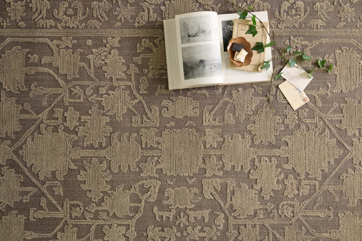 GLO-01 MH BARK / KHAKI | Loloi Rugs