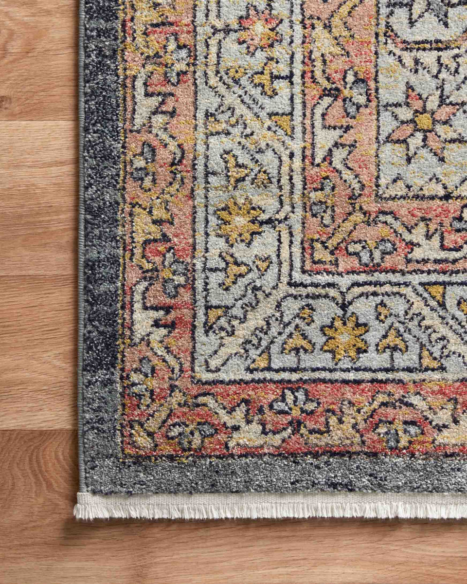 GRA-01 MH BLUE / PERSIMMON | Loloi Rugs