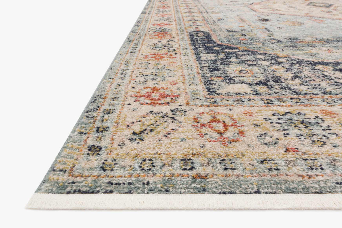 GRA-03 MH BLUE / ANT. IVORY | Loloi Rugs