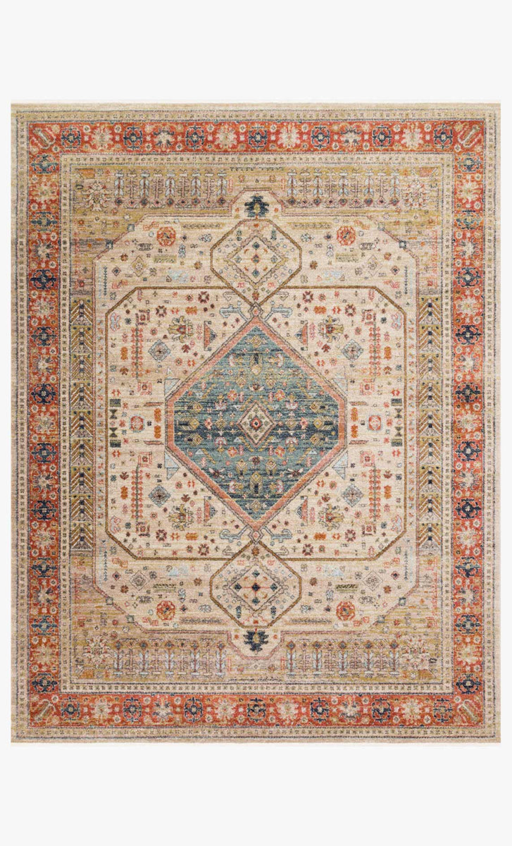 GRA-03 MH PERSIMMON / ANT.IVORY | Loloi Rugs