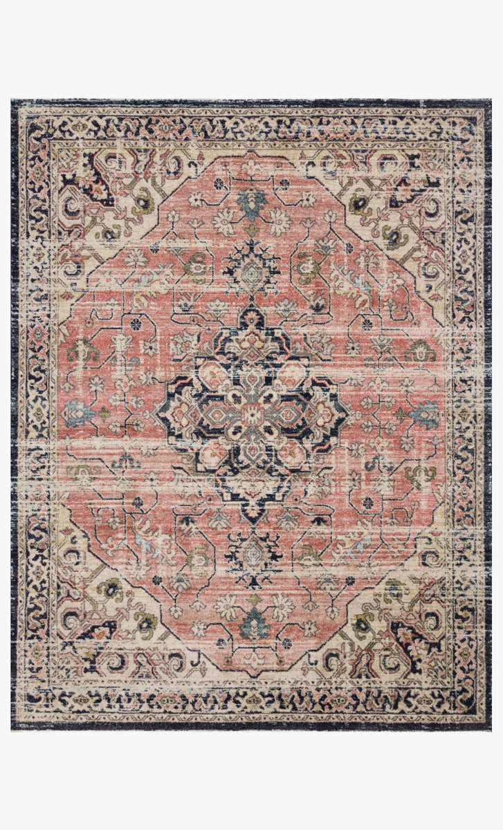 GRA-06 MH CORAL / NAVY | Loloi Rugs