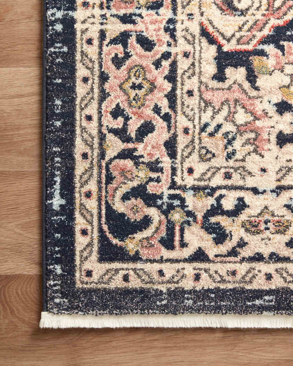 GRA-06 MH CORAL / NAVY | Loloi Rugs