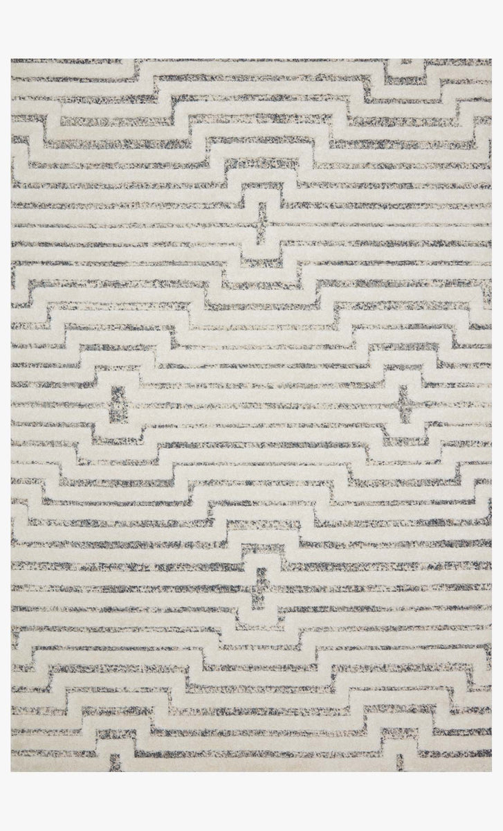 HAG-03 WHITE / SKY | Loloi Rugs