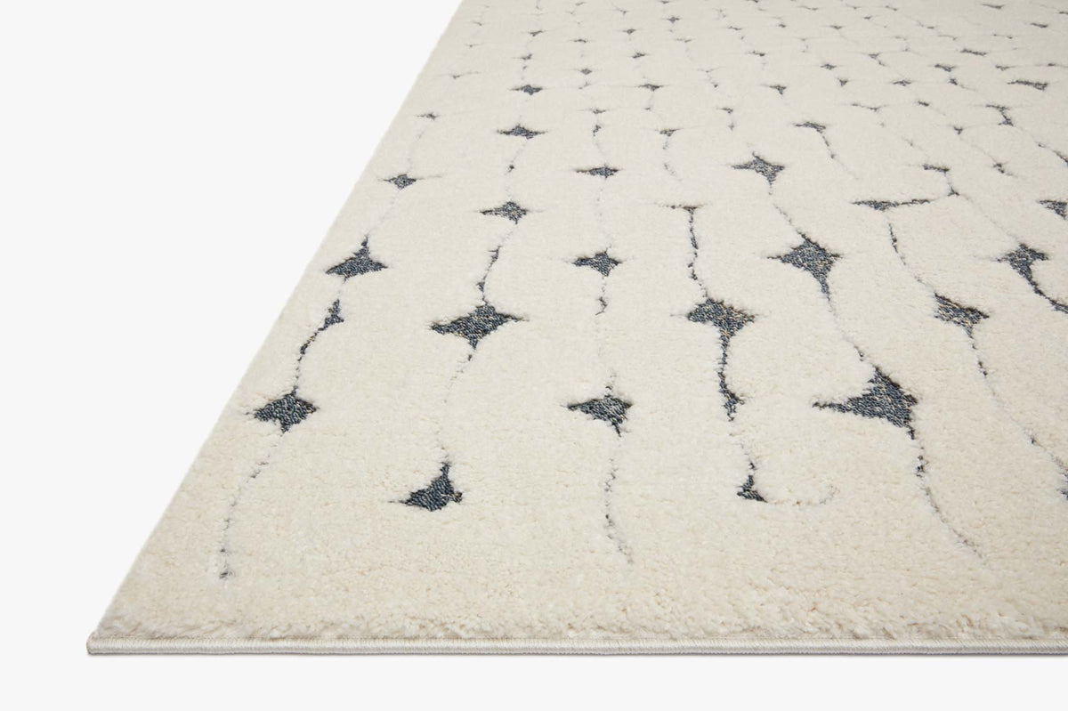 HAG-04 WHITE / NAVY | Loloi Rugs
