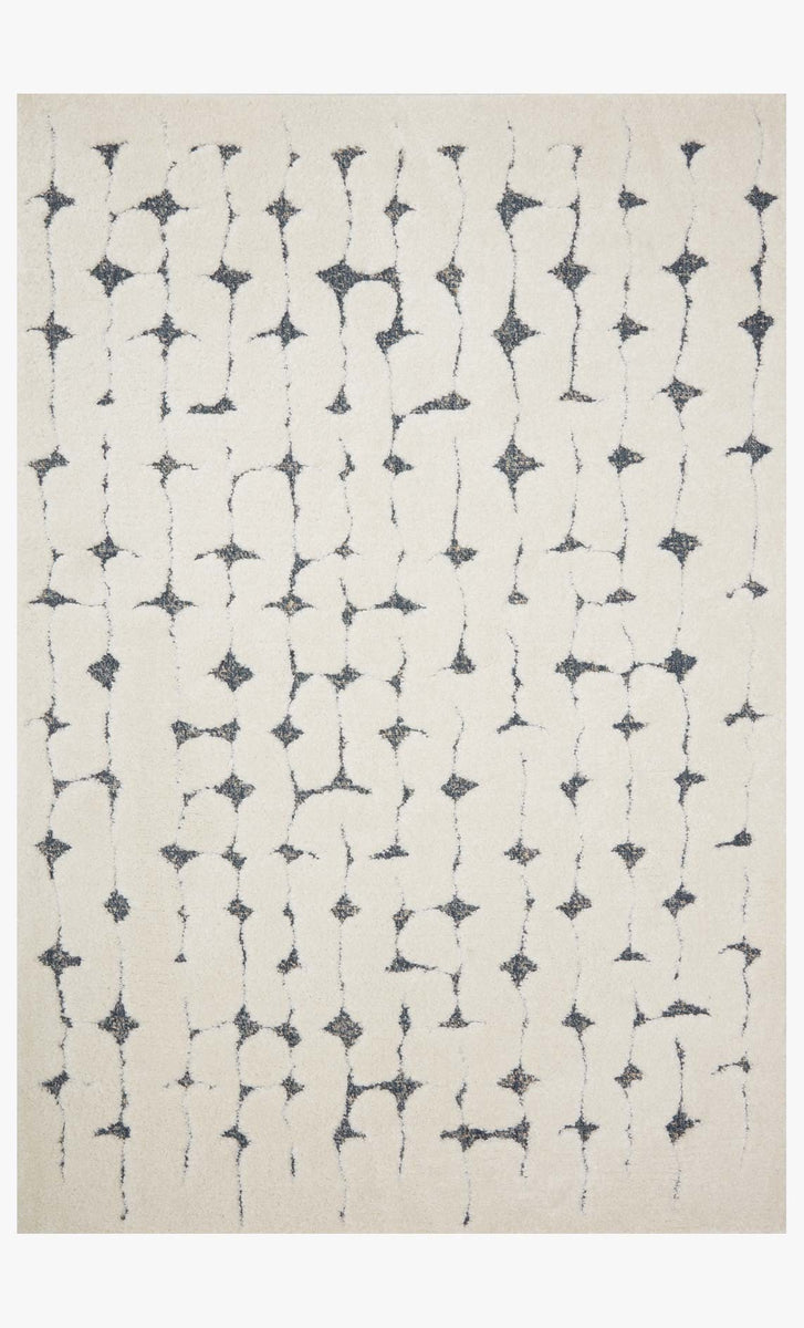 HAG-04 WHITE / NAVY | Loloi Rugs