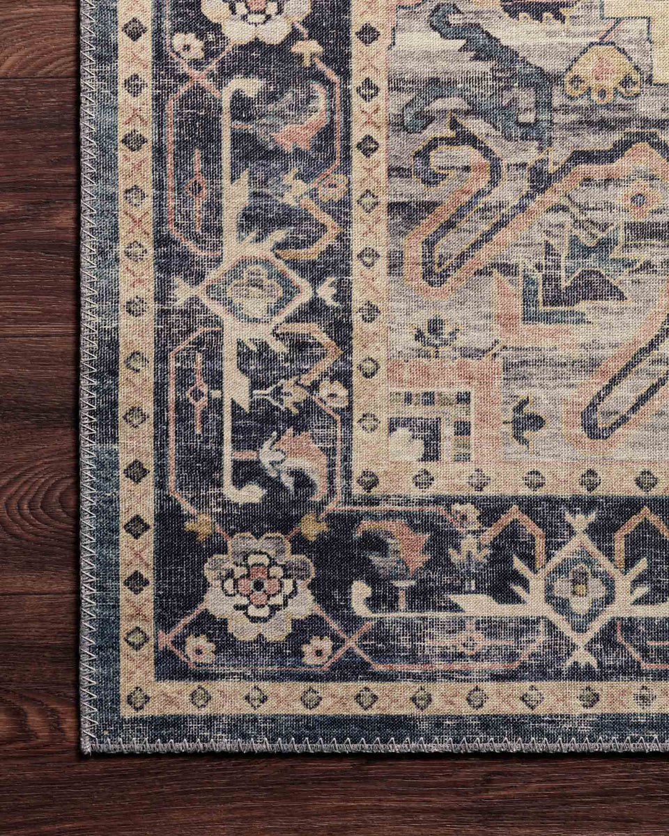 HTH-01 NAVY / MULTI | Loloi Rugs