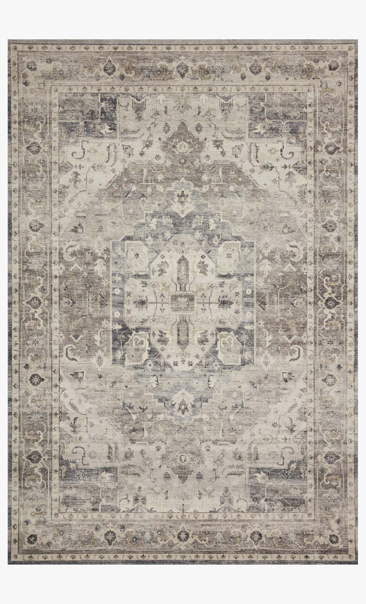 HTH05 STEEL / IVORY & Loloi Rugs