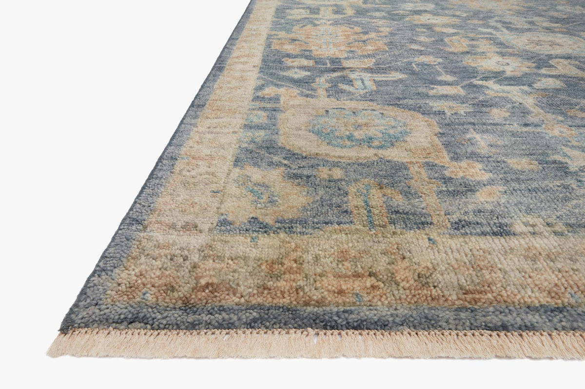 Halu★ページ HEL-06 INDIGO / TAUPE | Loloi Rugs