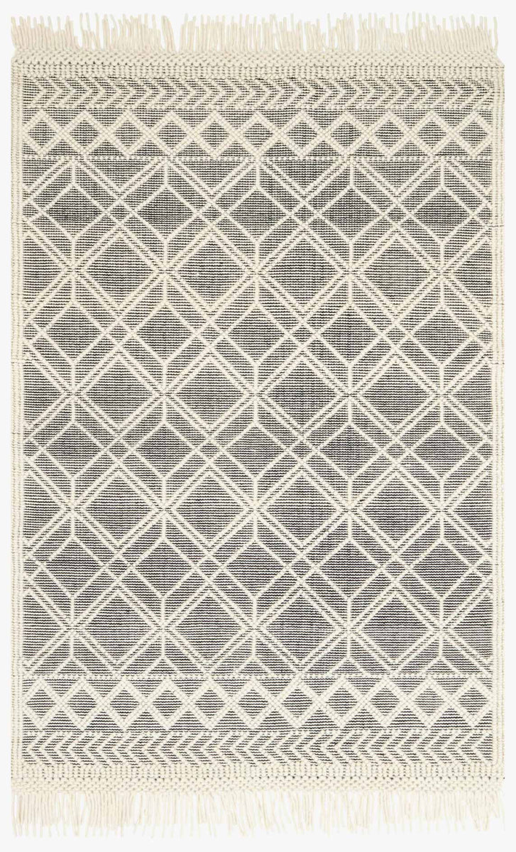 YH-04 MH BLACK / IVORY | Loloi Rugs
