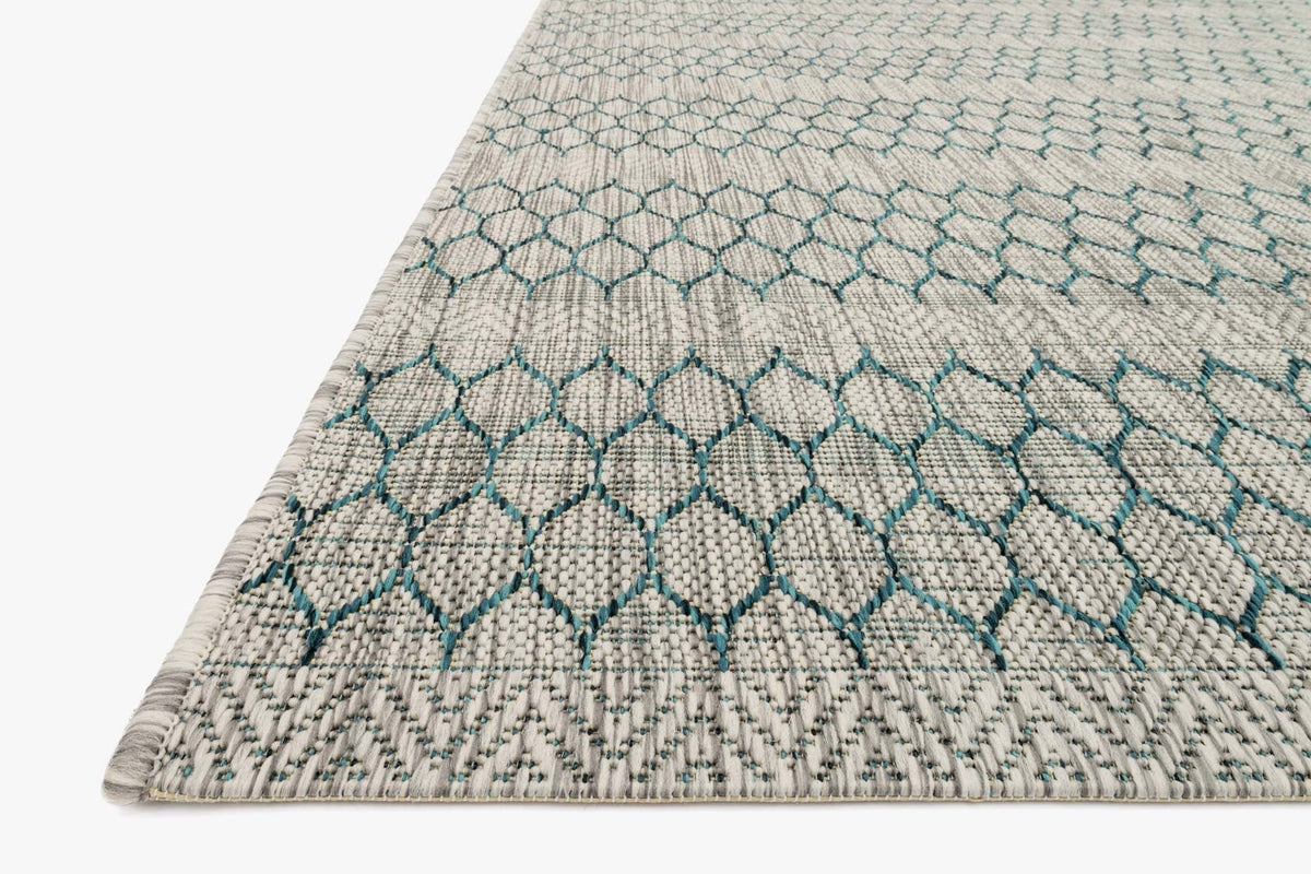 IE-01 GREY / TEAL | Loloi Rugs