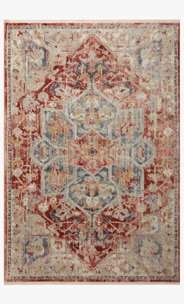 JAY-01 MH GARNET / MULTI | Loloi Rugs