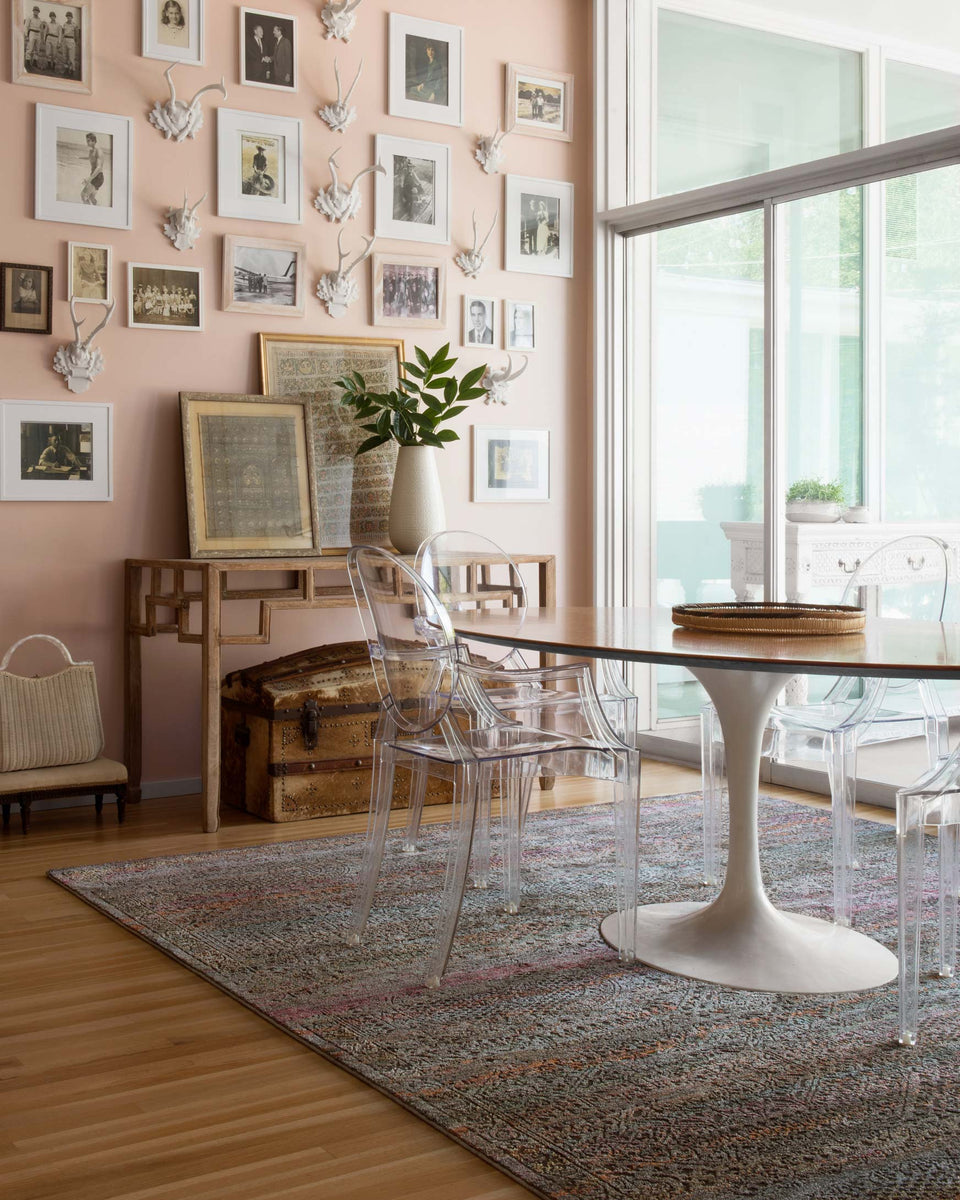 JV-02 CHARCOAL / SUNSET | Loloi Rugs