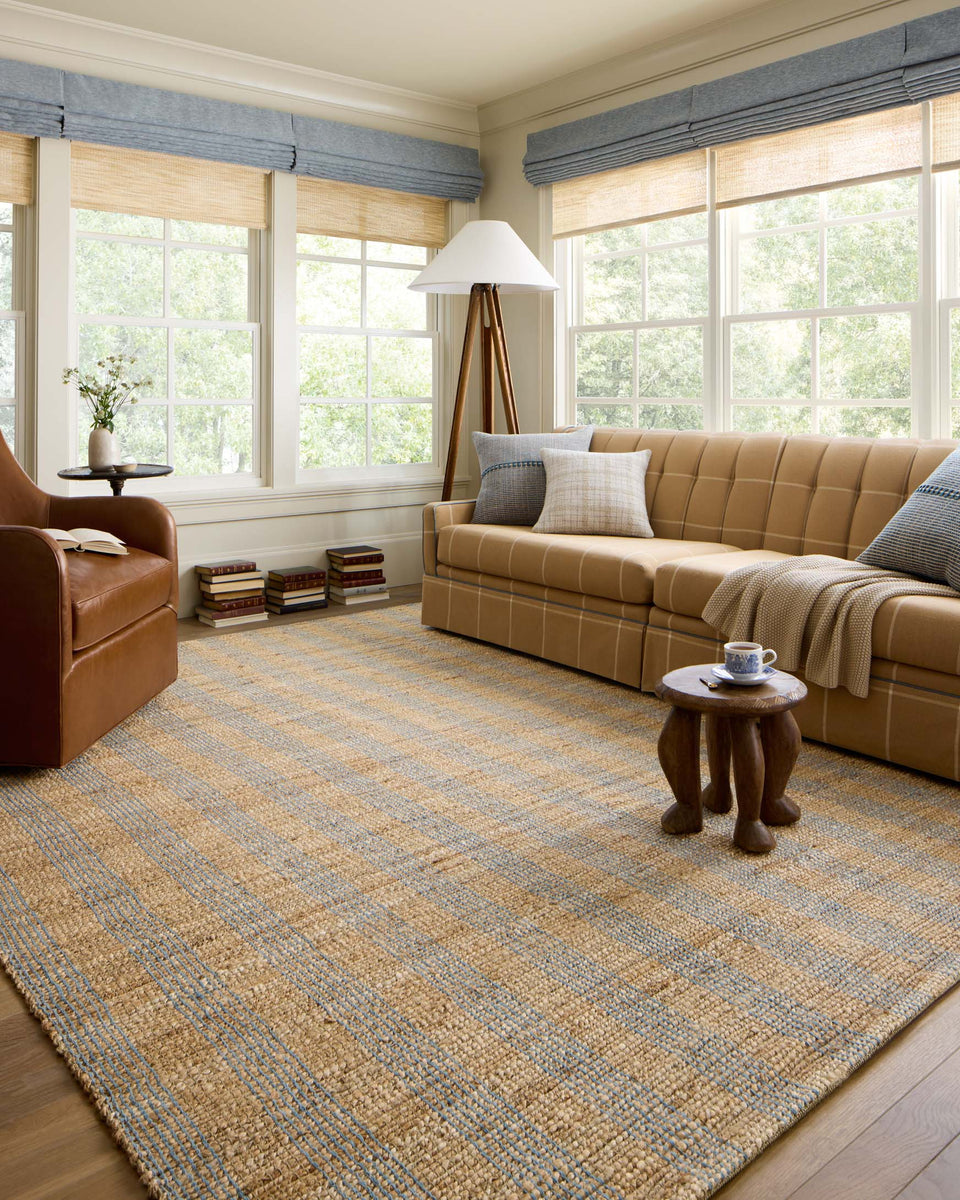 JUD-04 CJ NATURAL / SKY | Loloi Rugs