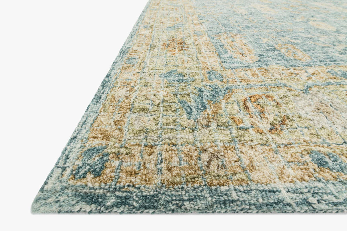 JI-05 BLUE / GOLD | Loloi Rugs