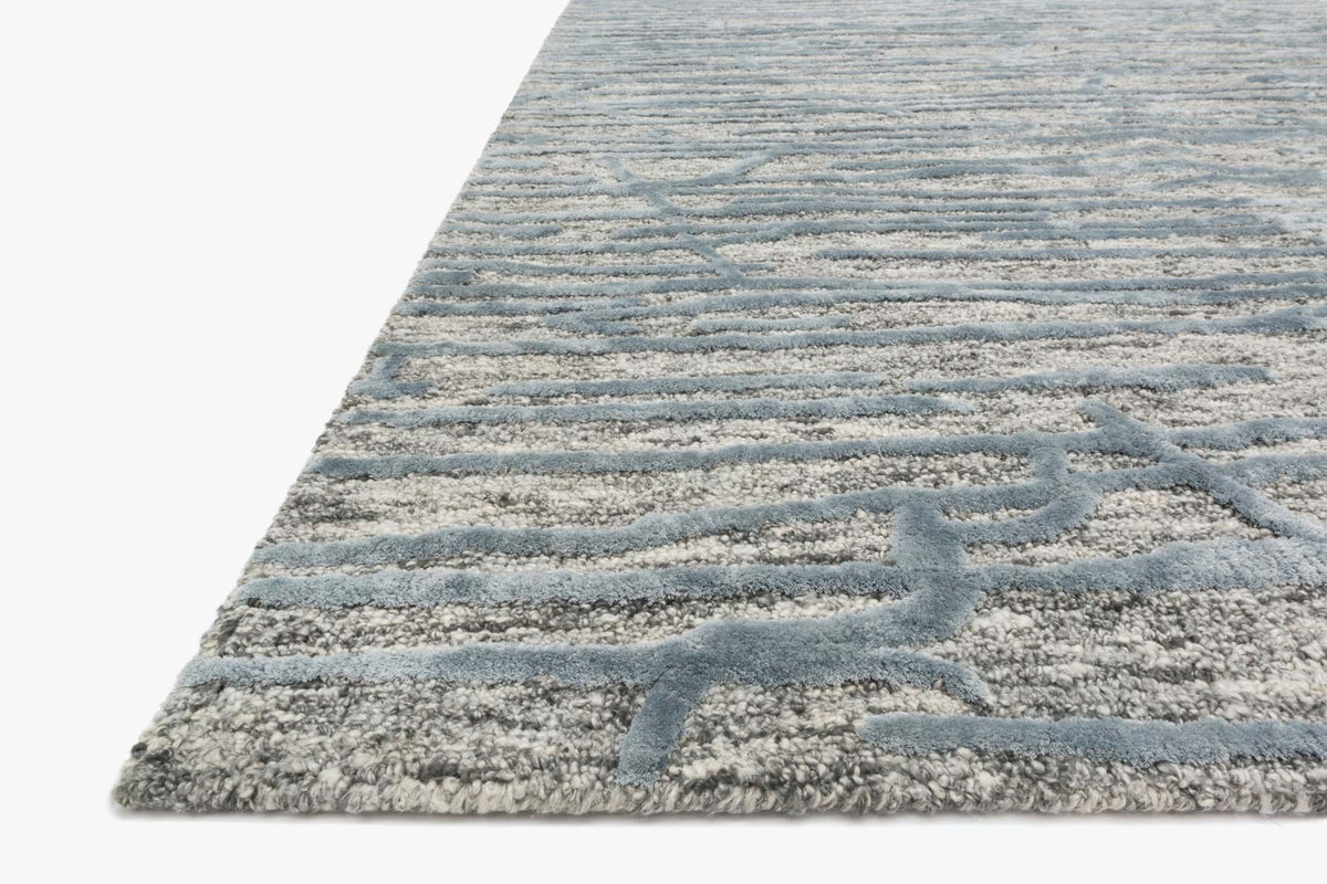 JY-07 GREY / BLUE | Loloi Rugs