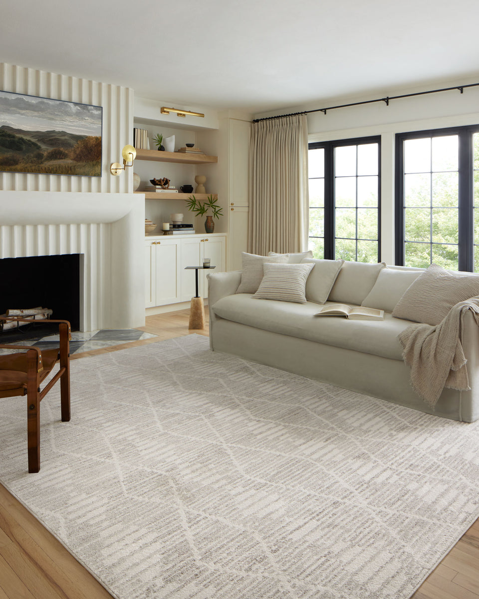 KAM-02 IVORY / SILVER | Loloi Rugs