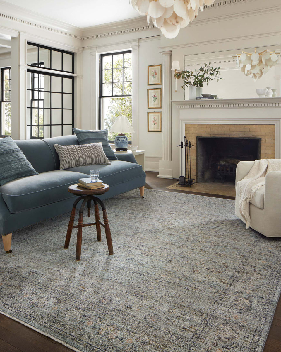 KES-01 JS OCEAN / GOLD | Loloi Rugs