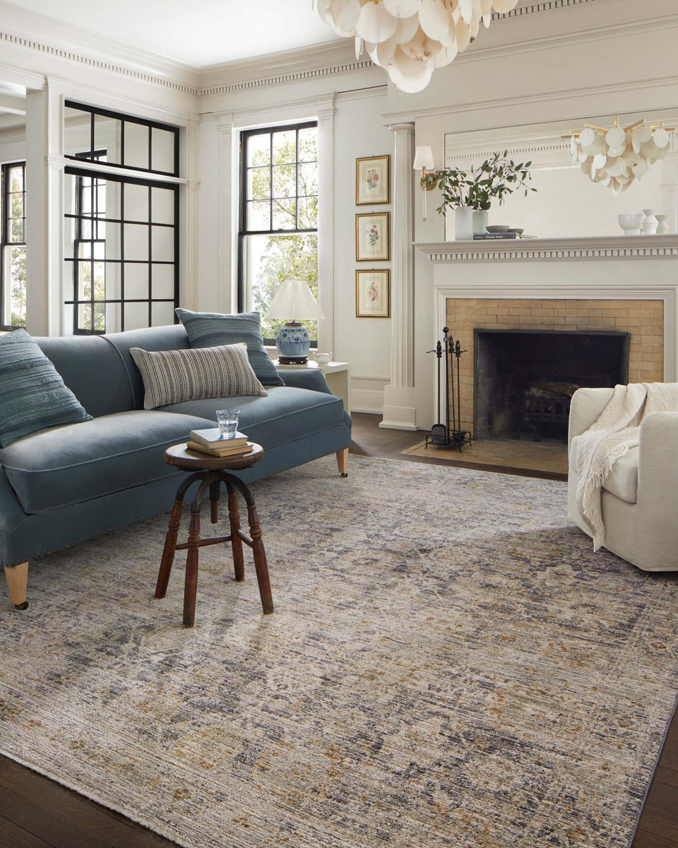 KES-02 JS CHARCOAL / GOLD | Loloi Rugs