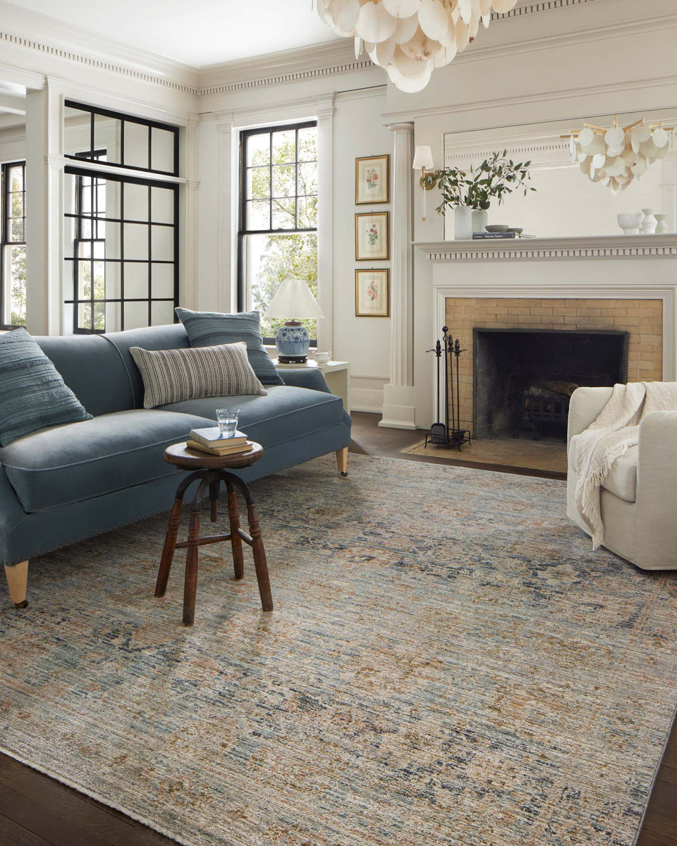 KES-02 JS OCEAN / CORAL | Loloi Rugs