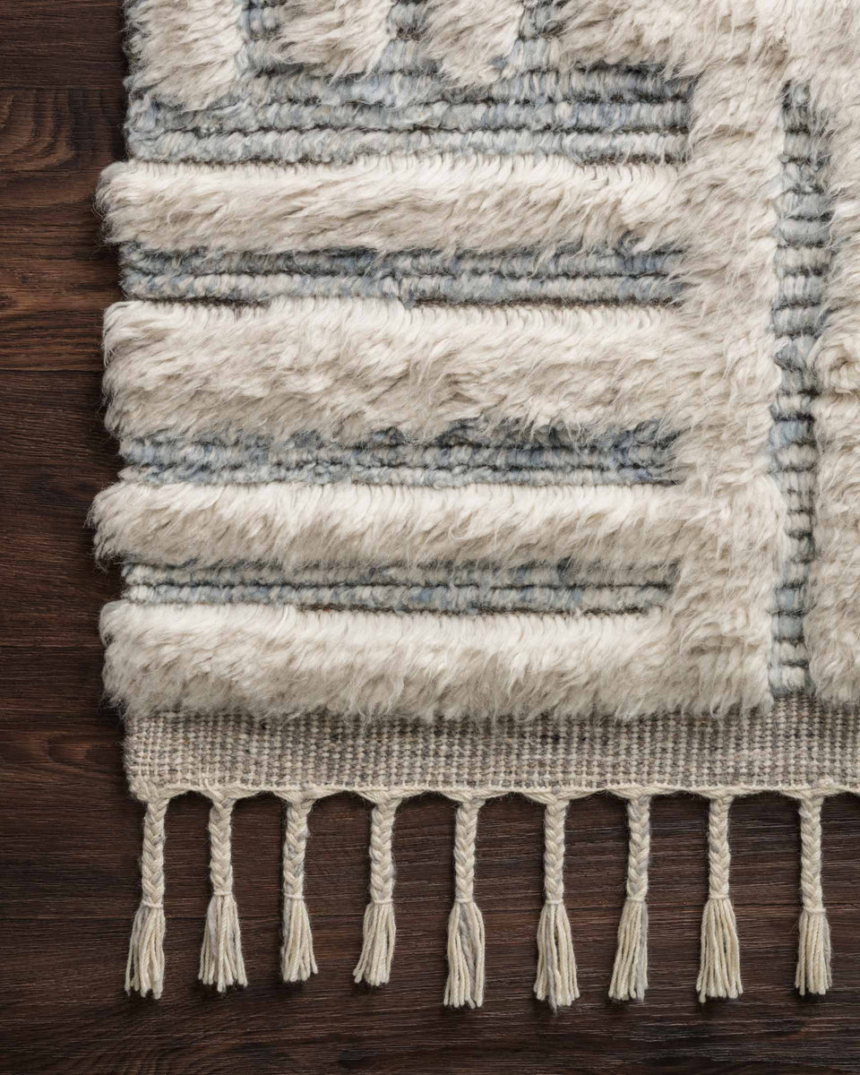 KF-01 IVORY / SKY | Loloi Rugs