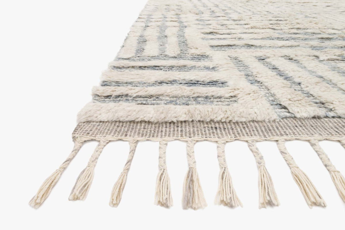 KF-01 IVORY / SKY | Loloi Rugs