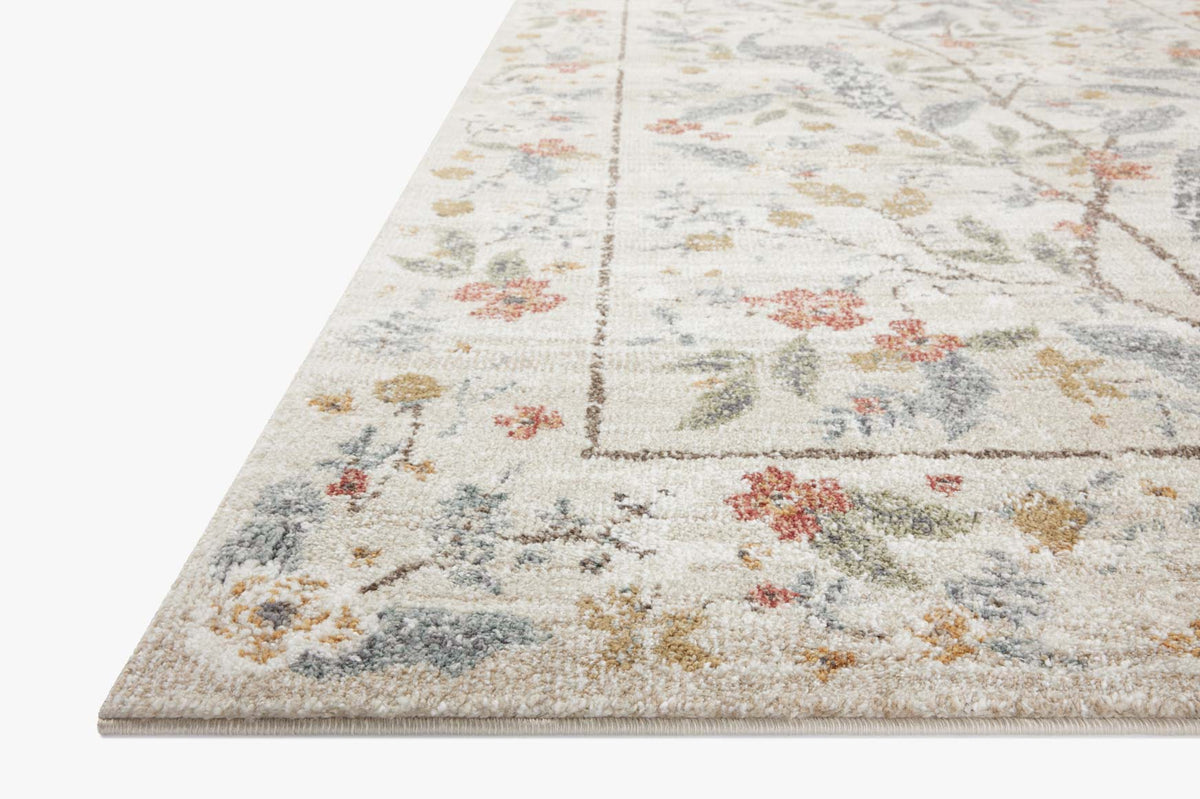 LAU-05 RP PEACOCK GARDEN CREAM | Loloi Rugs