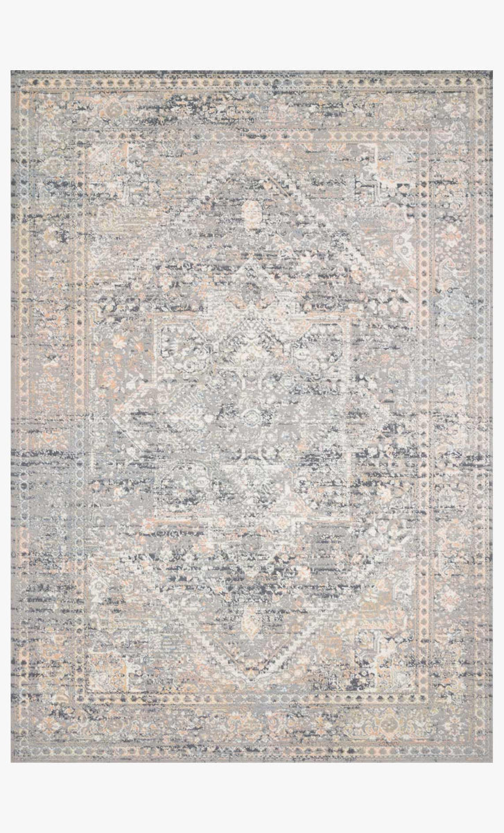 LUC-01 GREY / SUNSET | Loloi Rugs