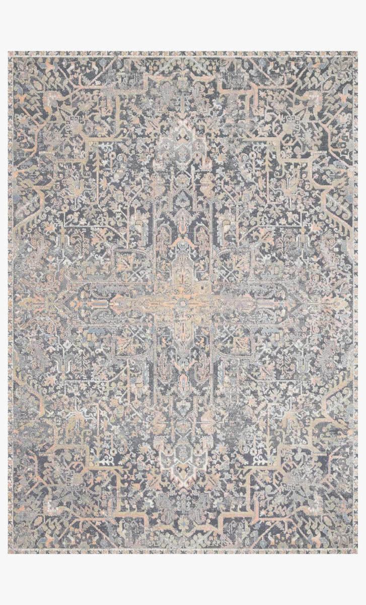 LUC-02 CHARCOAL / MULTI | Loloi Rugs