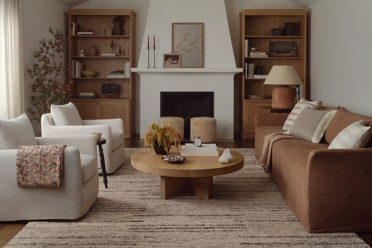 LIB-01 AL NATURAL / GRANITE | Loloi Rugs