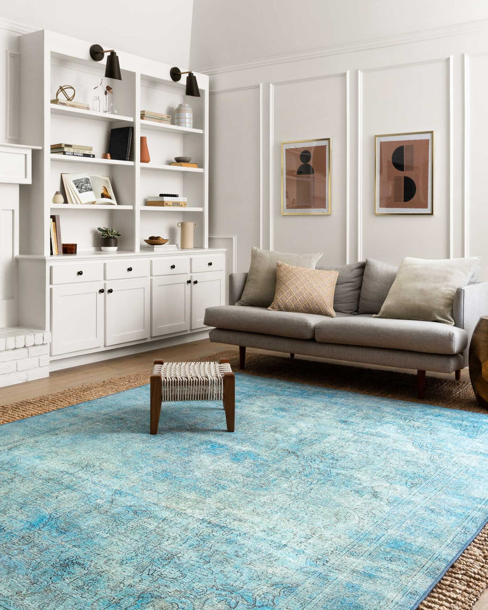 LQ-08 AQUA | Loloi Rugs