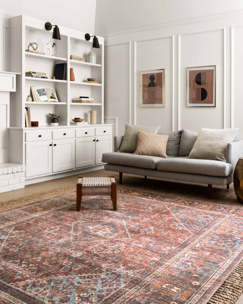 LQ-13 BRICK / MIDNIGHT | Loloi Rugs