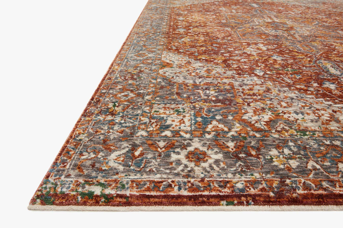 LOU-02 RUST / MULTI | Loloi Rugs