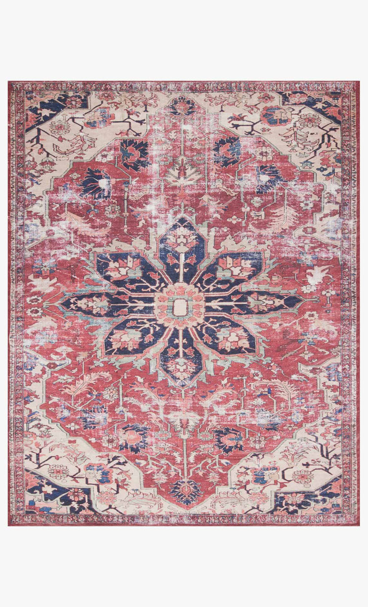 LF-04 MH RUST / IVORY | Loloi Rugs