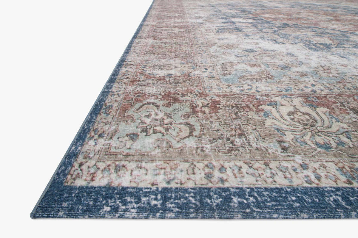 LF-10 MH DENIM / TERRACOTTA | Loloi Rugs