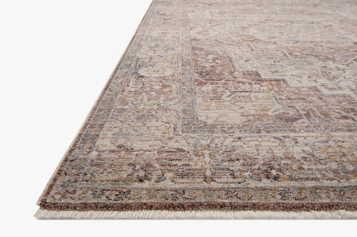 LYR-06 BERRY / STONE | Loloi Rugs