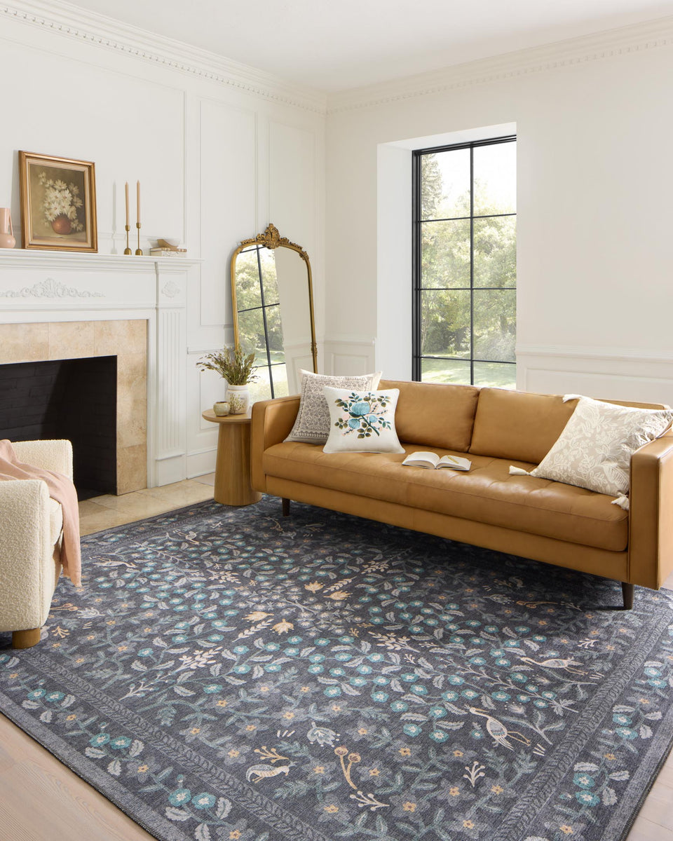 MAO-01 NIGHTINGALE BLACK | Loloi Rugs