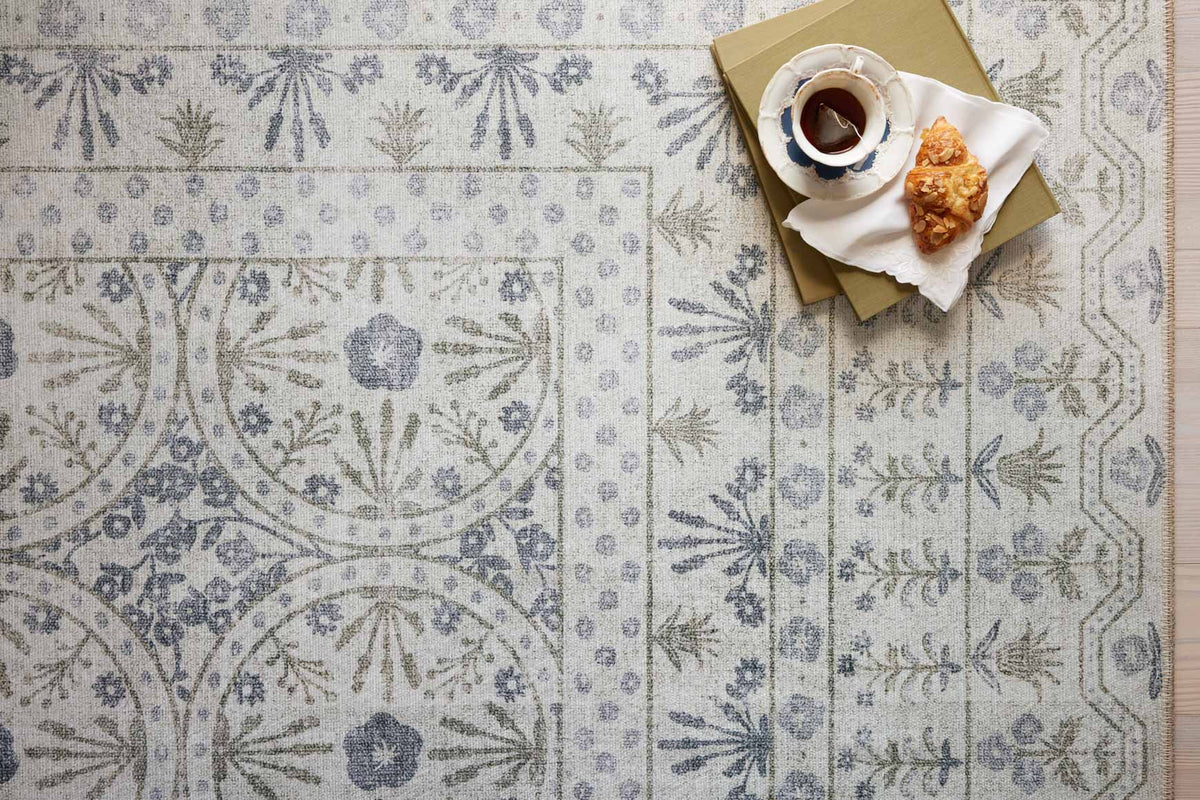 MAO-03 ROSETTE IVORY | Loloi Rugs