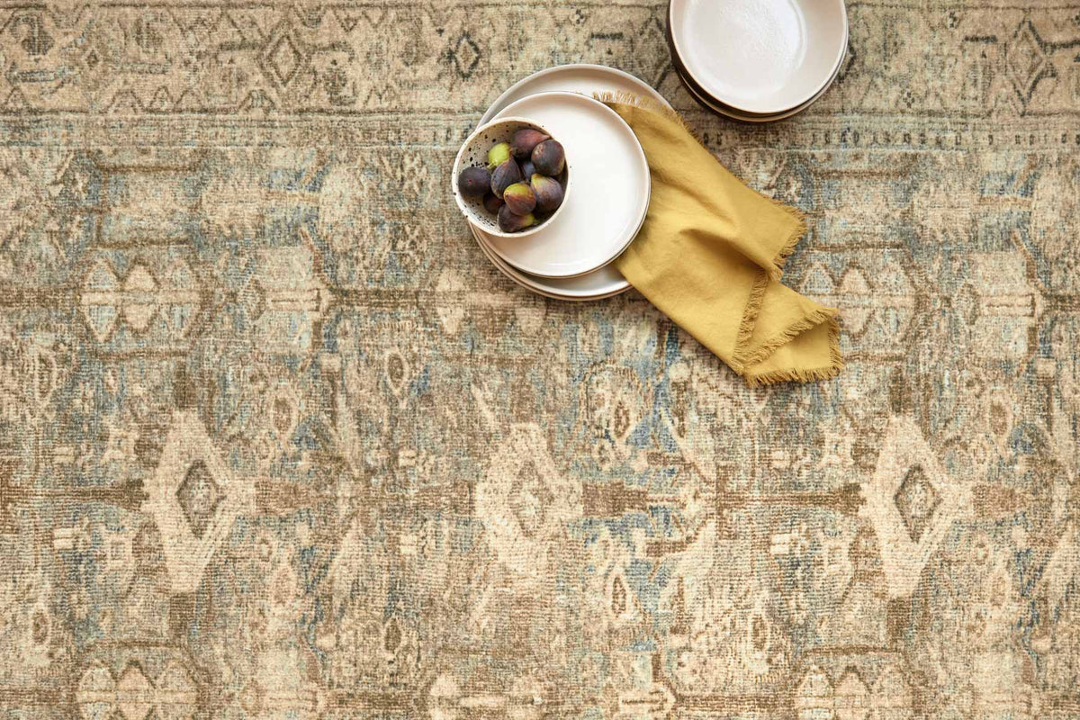 MAT04 ANTIQUE / SAGE & Loloi Rugs
