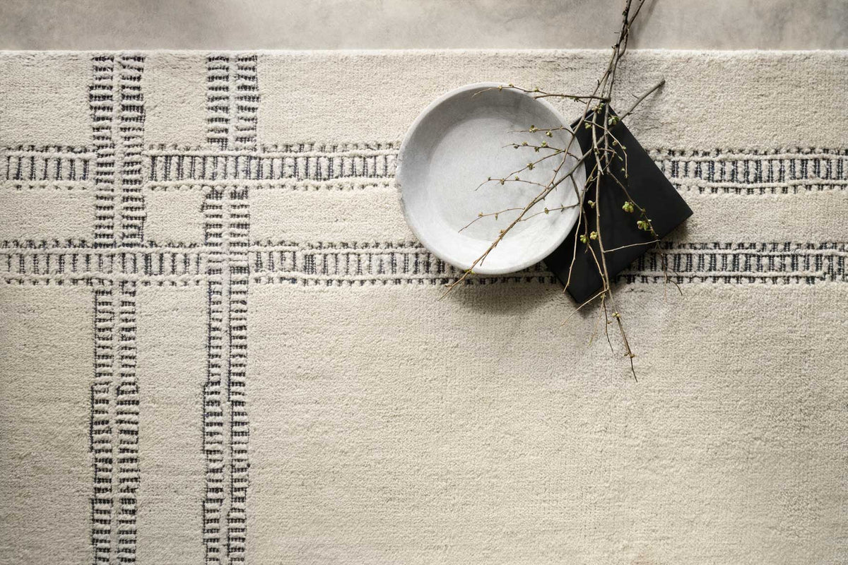 MLT-01 CC IVORY / INK | Loloi Rugs