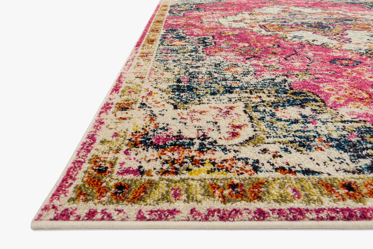 NN-04 PINK / MIDNIGHT | Loloi Rugs