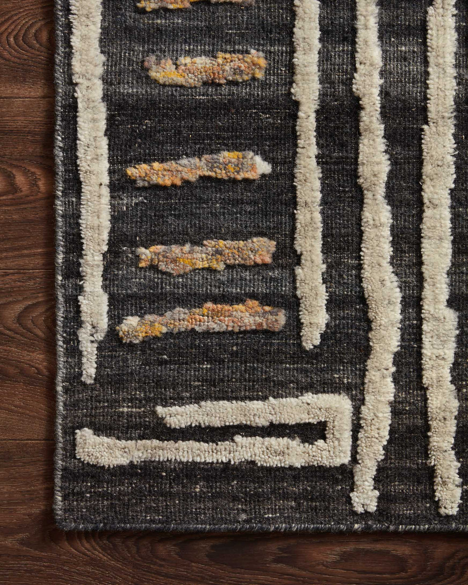 NAO-05 CHARCOAL / NATURAL | Loloi Rugs