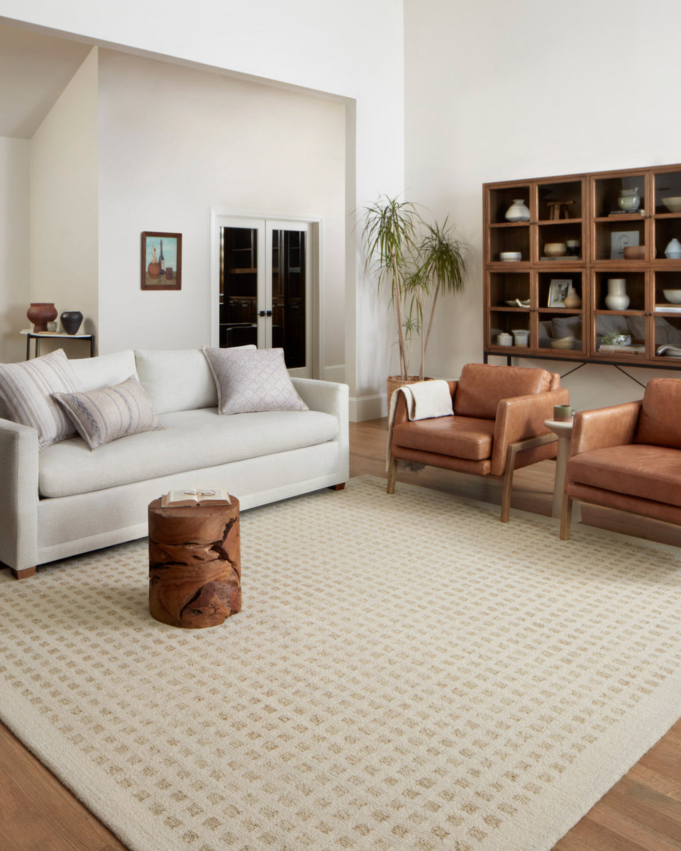 POL-01 CJ IVORY / NATURAL | Loloi Rugs